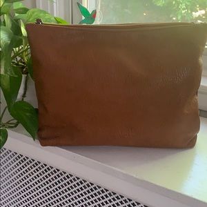 Free People Vegan Faux Leather Large Clutch